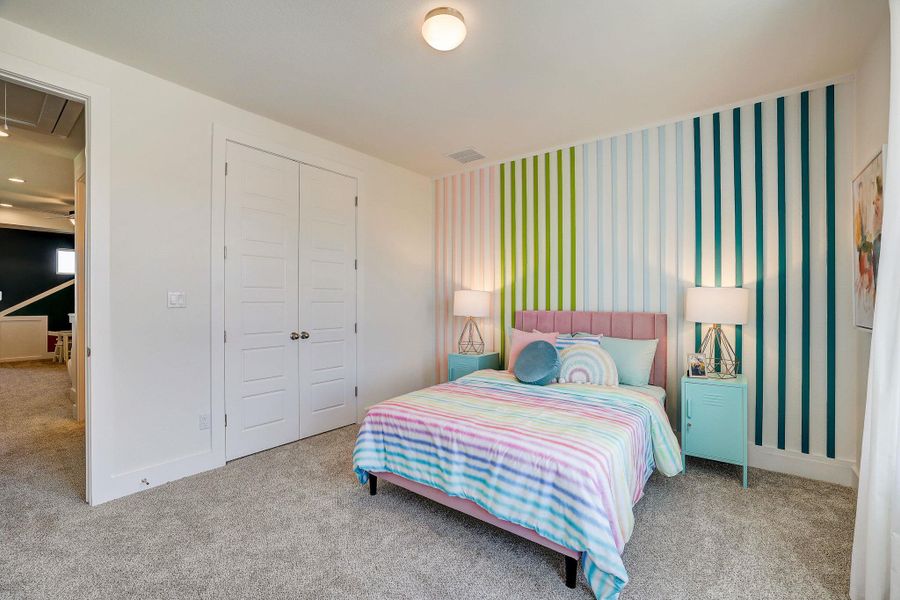 Furnished interior view inside a new home in Center 45, Round Rock (Image 23).