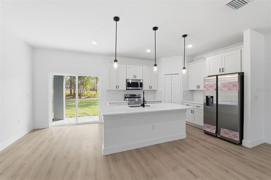Furnished interior view inside a new home in , Citrus Springs (Image 6).