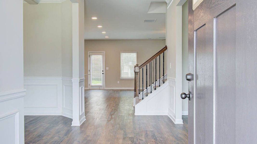 Representative furnished interior of a home built from the Vickery by DRB Homes in Berkeley Lakes, Locust Grove (Image 6).