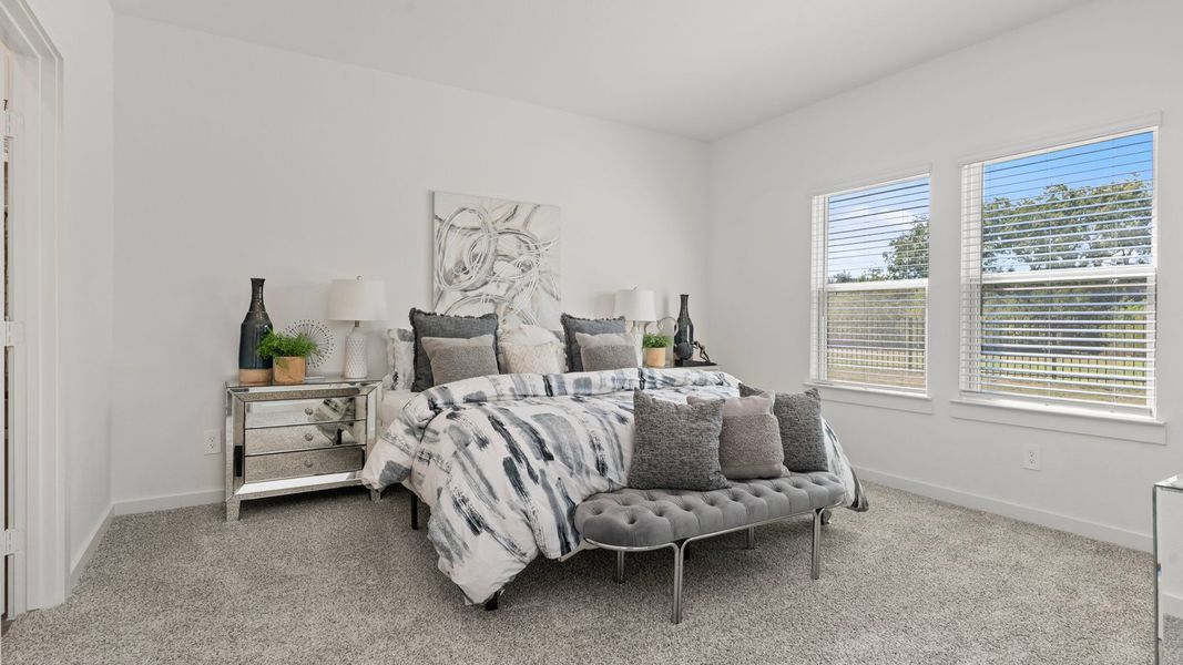 Furnished interior view inside a new home in Tamarron, Fulshear (Image 13).