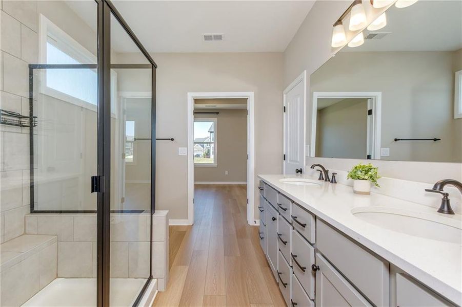 Furnished interior view inside a new home in Sweetbay Farm, Lawrenceville (Image 5).