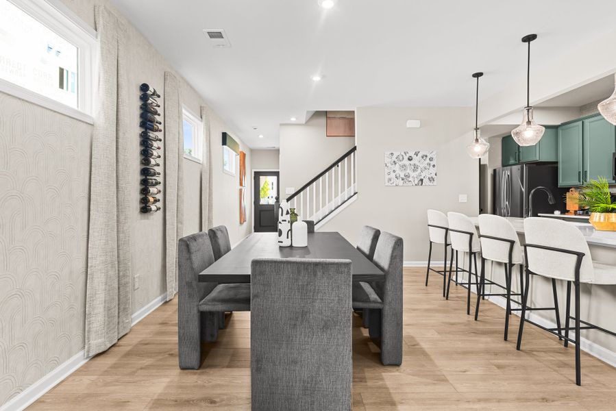 Furnished interior view inside a new home in Villas at Gold Creek, Dawsonville (Image 12).