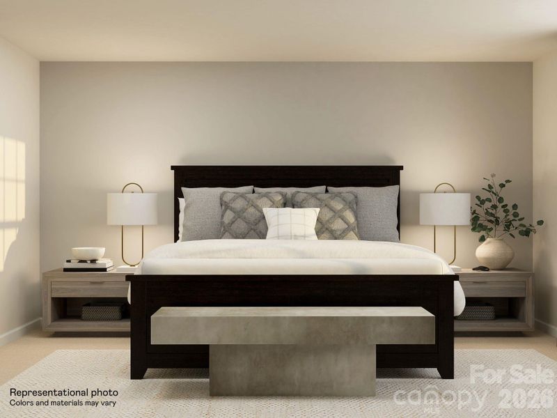 Furnished interior view inside a new home in Sullivan Farm, Statesville (Image 11).