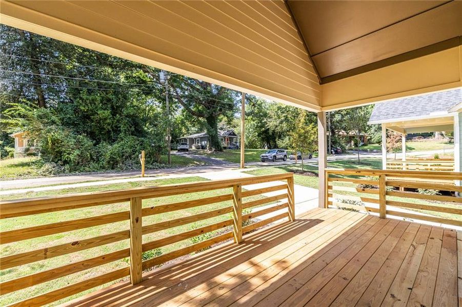 Exterior details and patio area of a home in , Atlanta (Image 23).