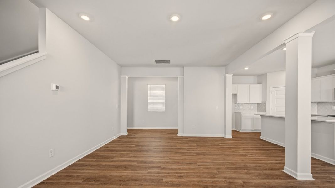 Representative unfurnished interior of a home built from the Somerset by D.R. Horton in Oakchase at Hampton, Hampton (Image 17).