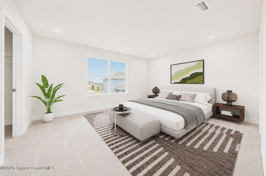 Furnished interior view inside a new home in St. John's Preserve, Palm Bay (Image 12).