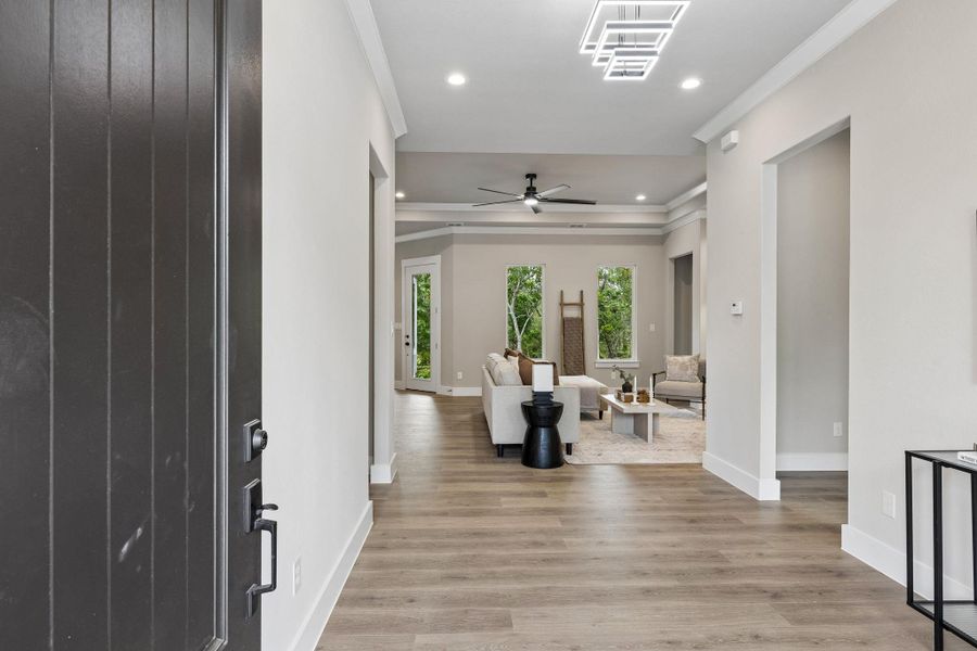 Furnished interior view inside a new home in , Bastrop (Image 9).