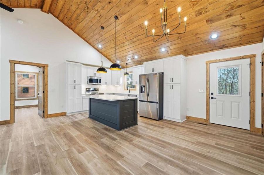 Furnished interior view inside a new home in , Ellijay (Image 10).