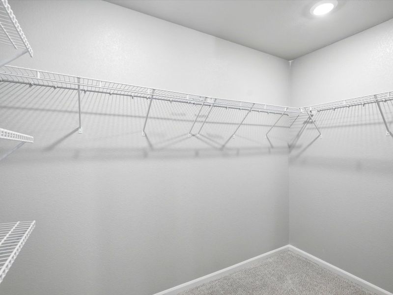 Spacious, unfurnished interior of a new home in Lorson Ranch: The Trail Collection, Colorado Springs (Image 13).