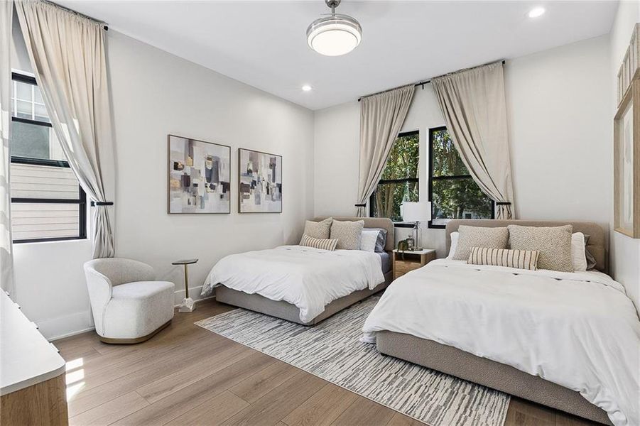 Furnished interior view inside a new home in , Atlanta (Image 16).