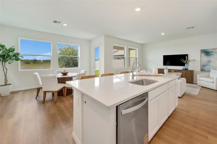 Furnished interior view inside a new home in Persimmon Place – Garden Series, Wesley Chapel (Image 13).