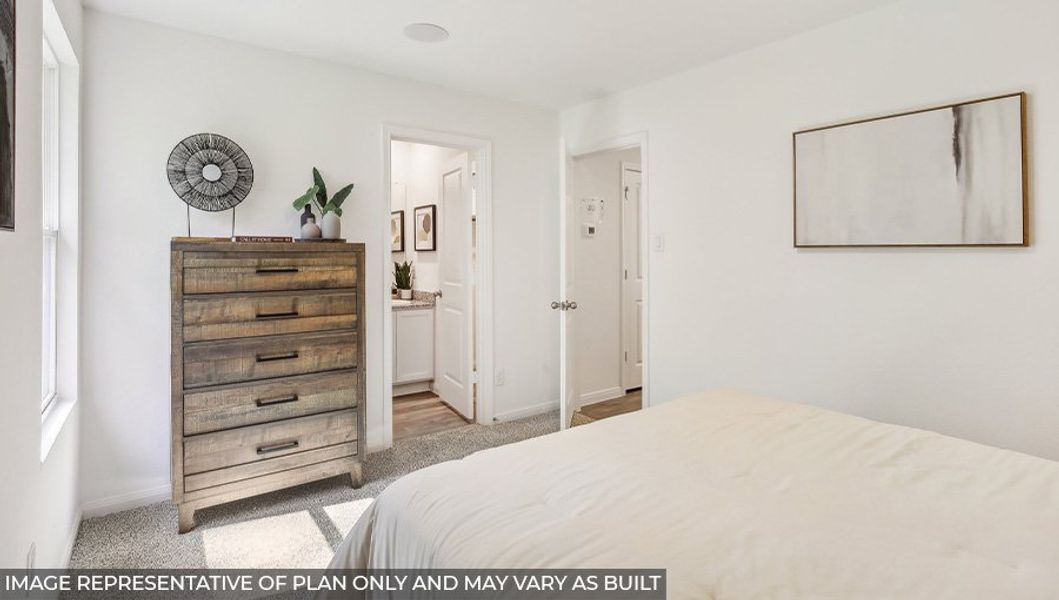 Furnished interior view inside a new home in Sonora, San Antonio (Image 8).