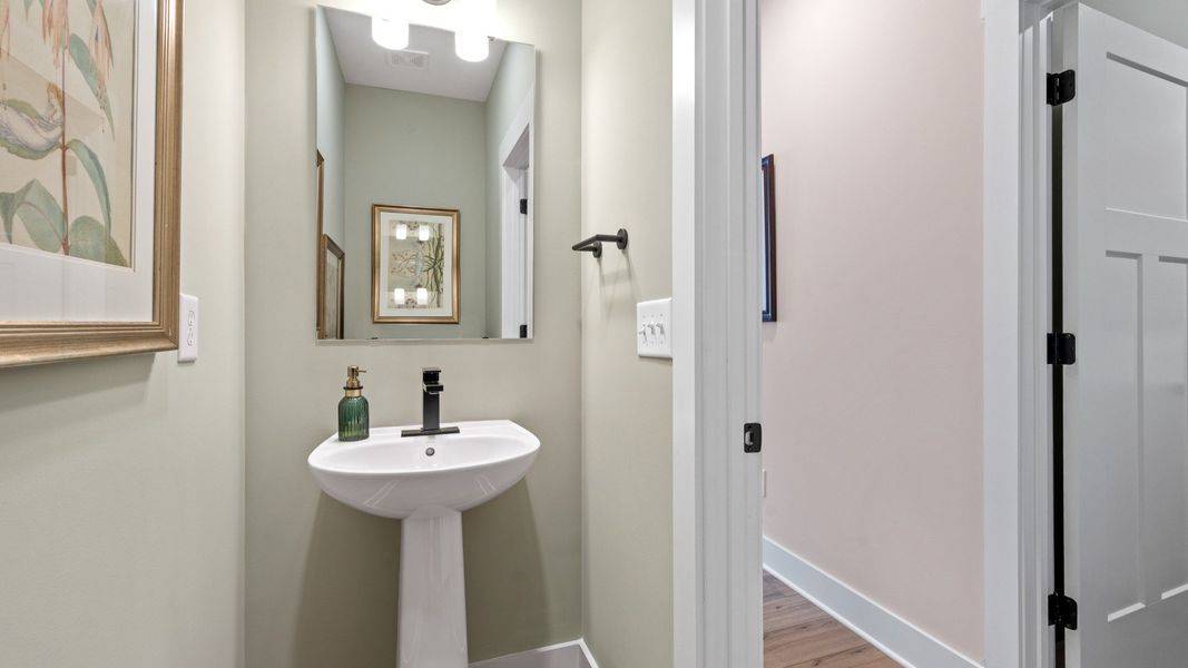Representative furnished interior of a home built from the Finley by DRB Homes in Foxbank, Gray Court (Image 35).