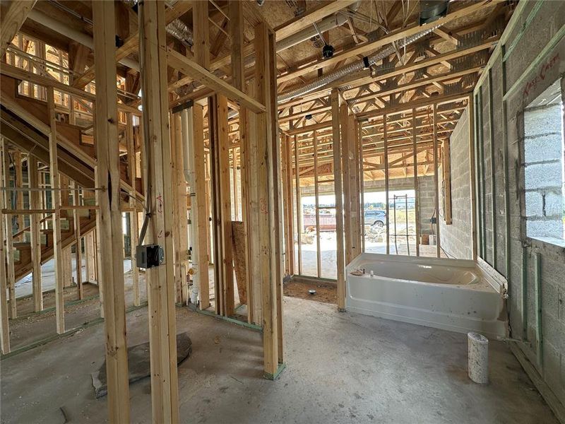 In-progress construction of a new home in , Ocala, FL (Image 46).