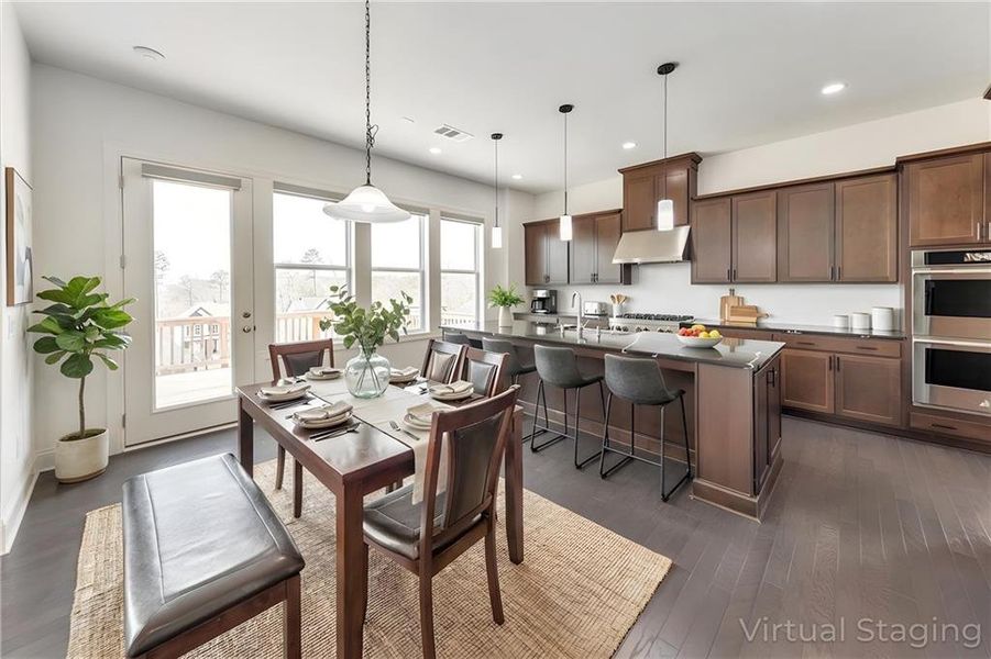 Furnished interior view inside a new home in , Woodstock (Image 9).