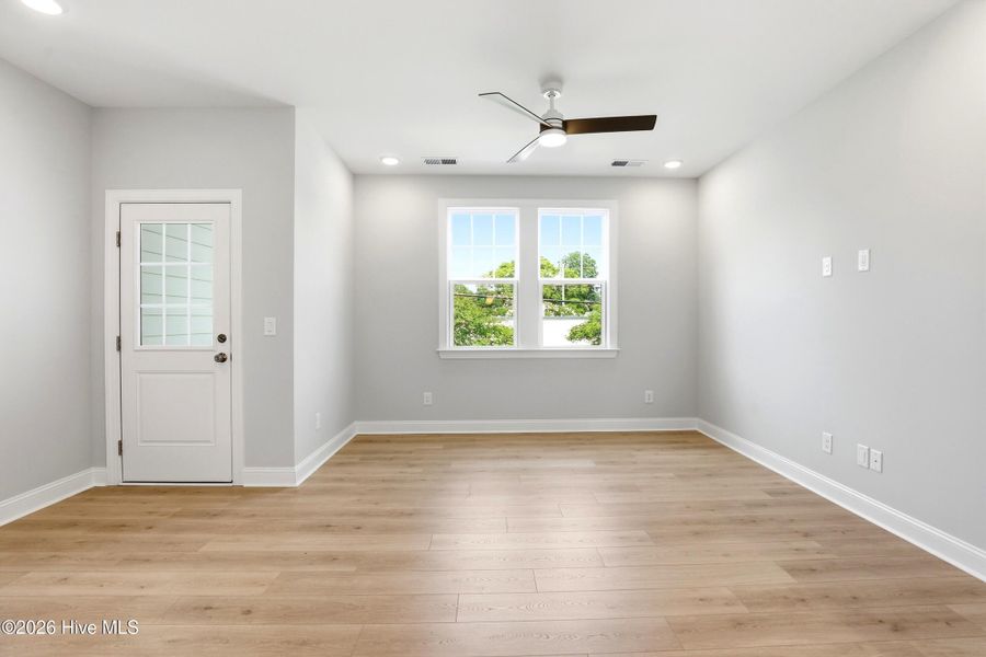 Spacious, unfurnished interior of a new home in Downtown Wilmington Collective, Wilmington (Image 15). Spacious, unfurnished interior of a new home in Downtown Wilmington Collective, Wilmington (Image 15).