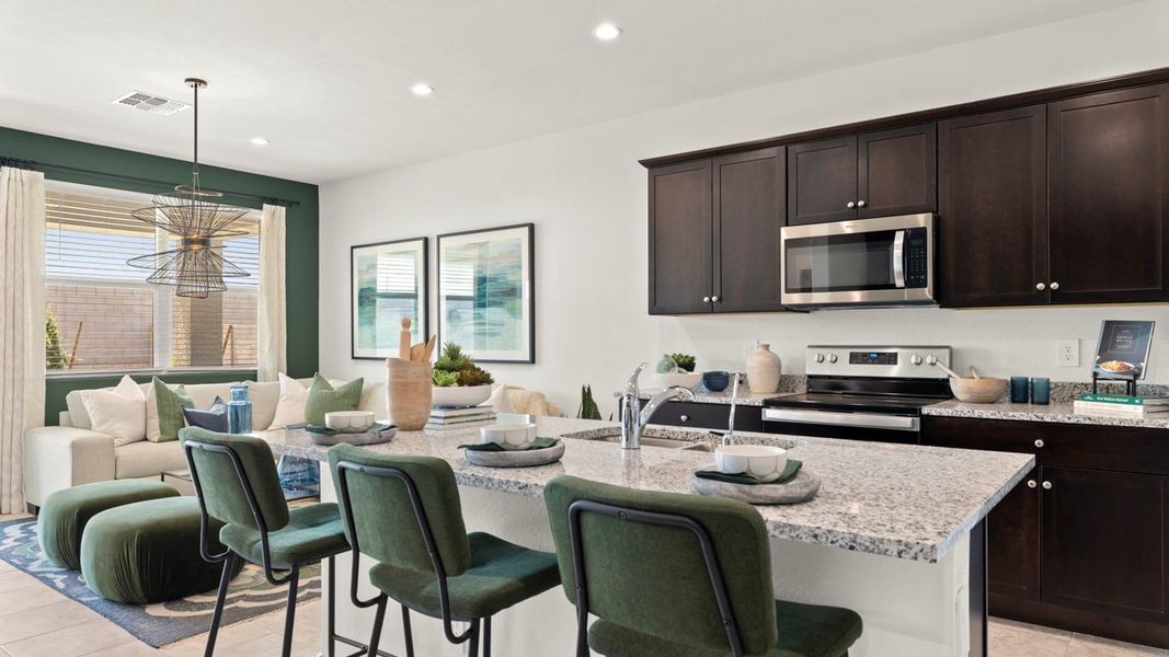 Furnished interior view inside a new home in Magma Ranch Vistas, Florence (Image 3).