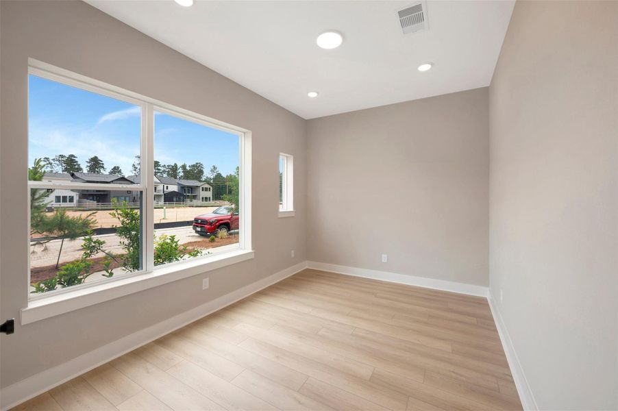 Spacious, unfurnished interior of a new home in Two Step Farm - Cottages Row Collection, Montgomery (Image 19). Spacious, unfurnished interior of a new home in Two Step Farm - Cottages Row Collection, Montgomery (Image 19).