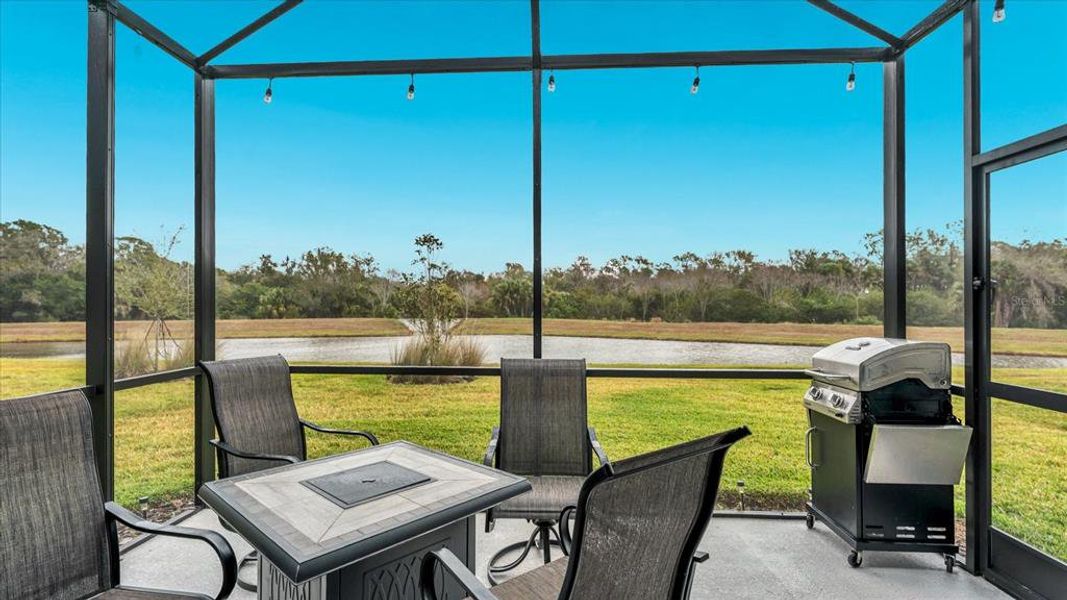 Exterior details and patio area of a home in , Parrish (Image 22).