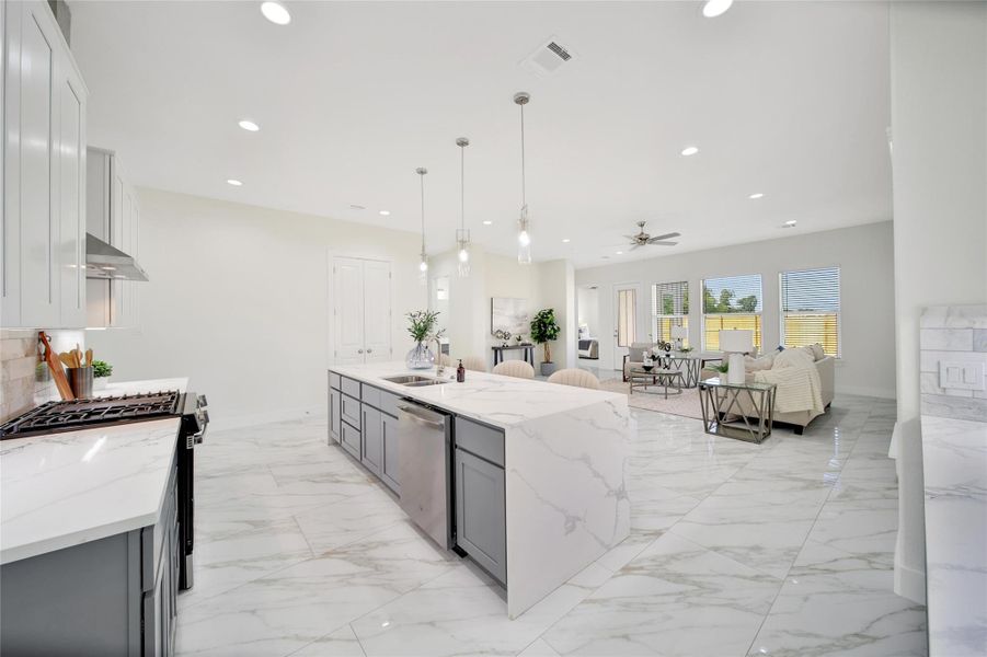 Furnished interior view inside a new home in , Houston (Image 16). Furnished interior view inside a new home in , Houston (Image 16).