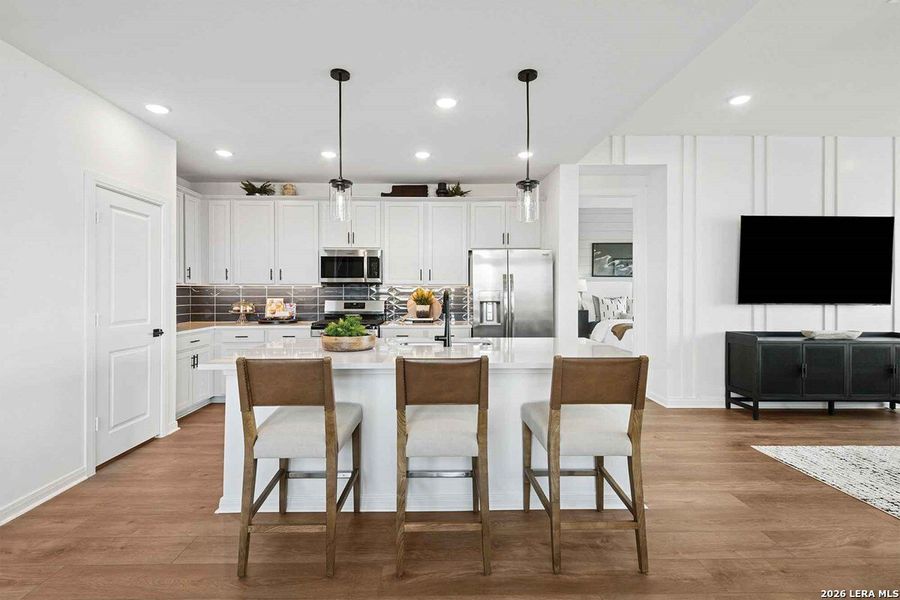 Furnished interior view inside a new home in Meyer Ranch – Select Reserve Series, New Braunfels (Image 9).
