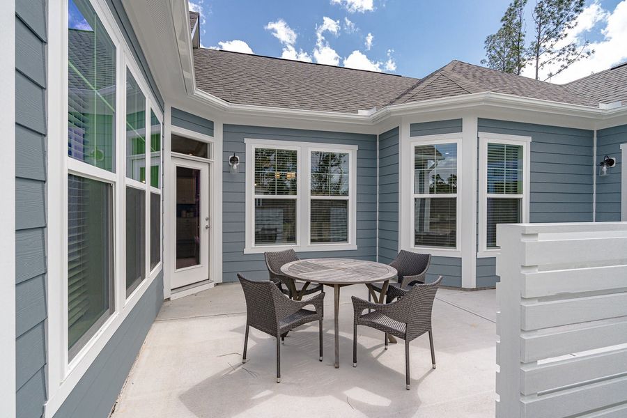 Representative exterior details of a home built from the Palazzo by McKee Homes in The Cottages at 78 North, Sanford (Image 3).