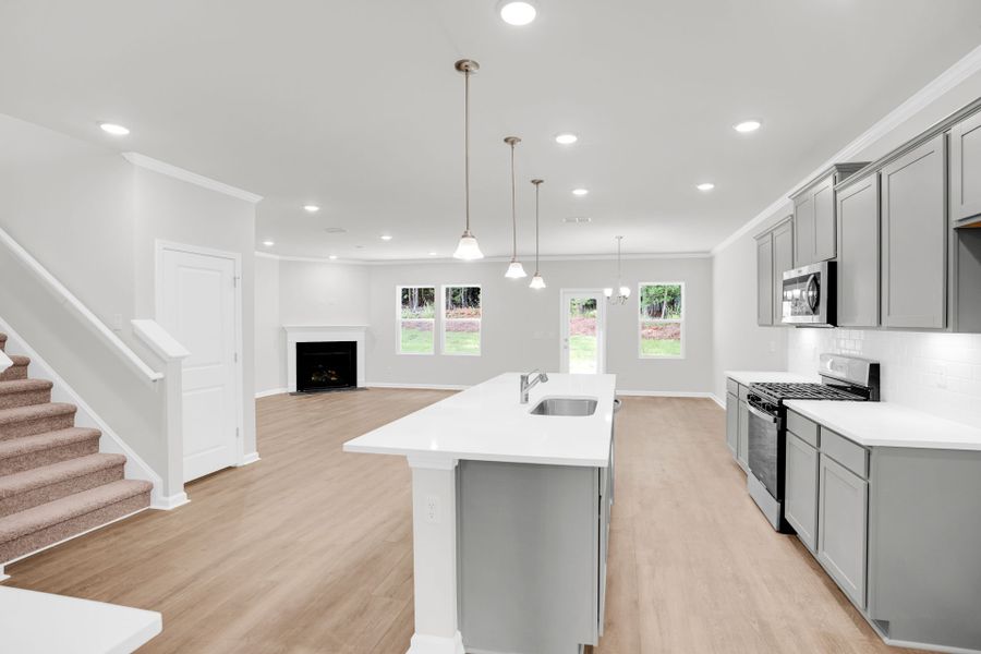 Furnished interior view inside a new home in Carriage Estates, Lexington (Image 9).