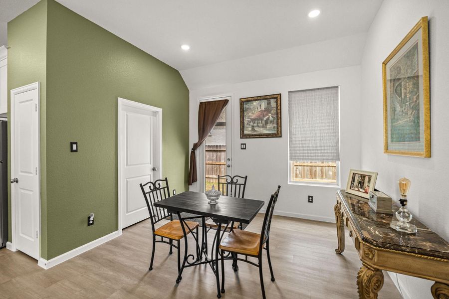 Furnished interior view inside a new home in Artavia: Avante Collection, Conroe (Image 15).