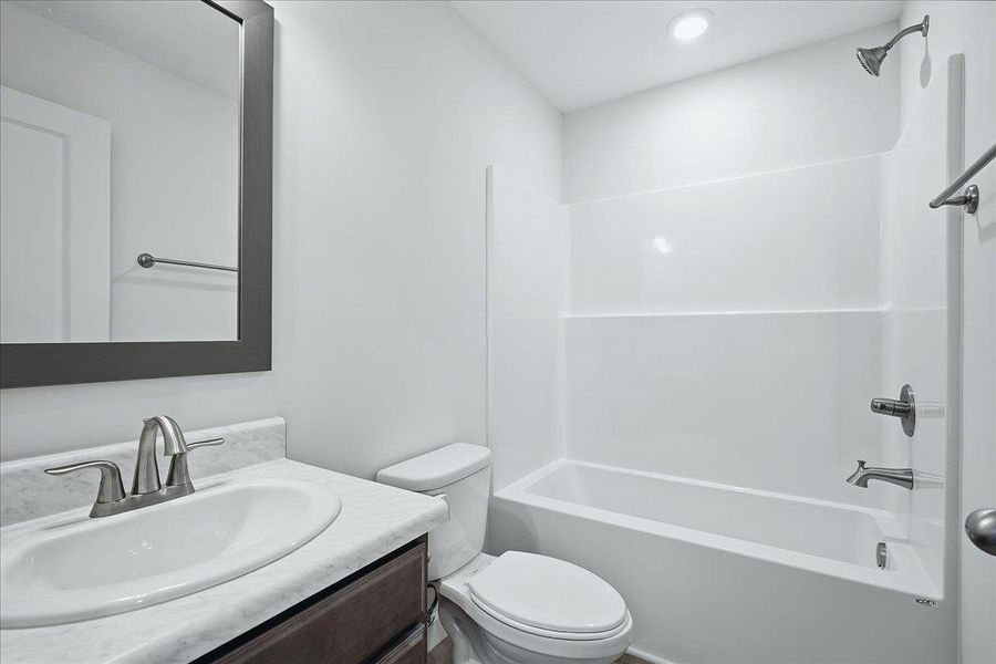 Furnished interior view inside a new home in Stones Throw, Inman (Image 11).