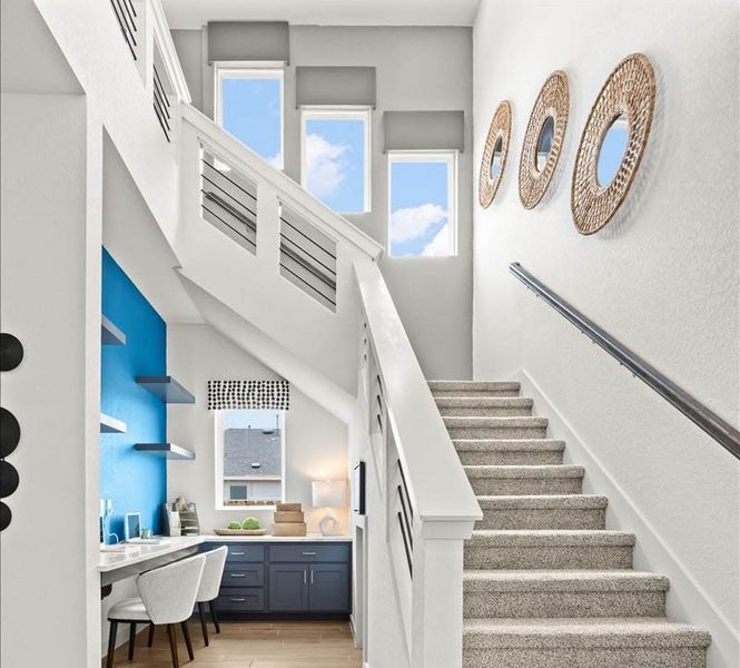 Furnished interior view inside a new home in Meyer Ranch, New Braunfels (Image 30).