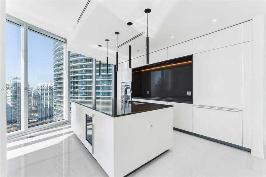 Furnished interior view inside a new home in , Miami (Image 14).