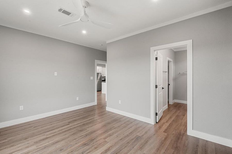Primary bedroom with ensuite bath