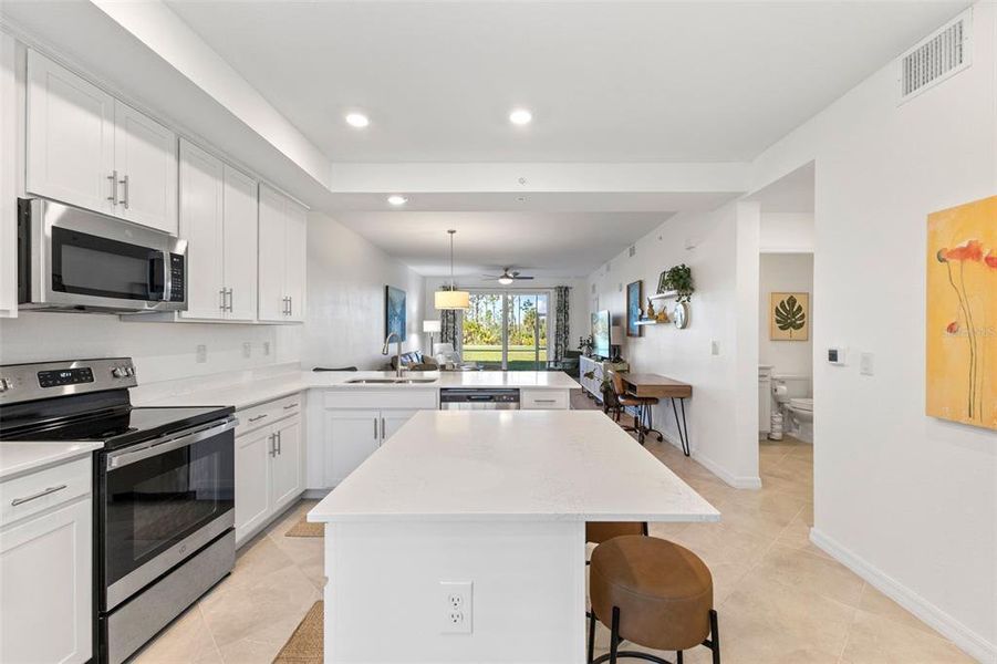 Furnished interior view inside a new home in , Venice (Image 12).