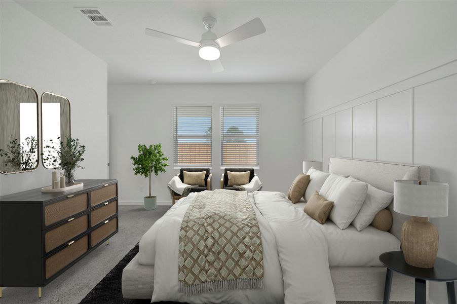 Spacious primary suite Spacious primary suite