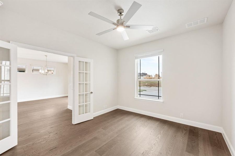 Spacious, unfurnished interior of a new home in Glenwood Meadows, Argyle (Image 18). Spacious, unfurnished interior of a new home in Glenwood Meadows, Argyle (Image 18).