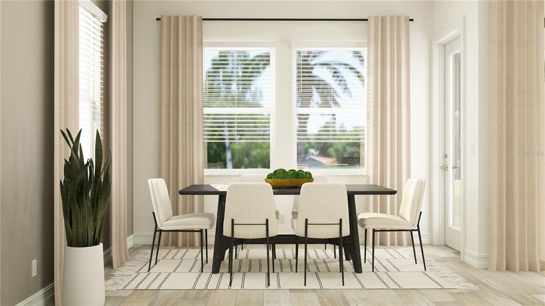 Furnished interior view inside a new home in Two Rivers, Zephyrhills (Image 7). Furnished interior view inside a new home in Two Rivers, Zephyrhills (Image 7).