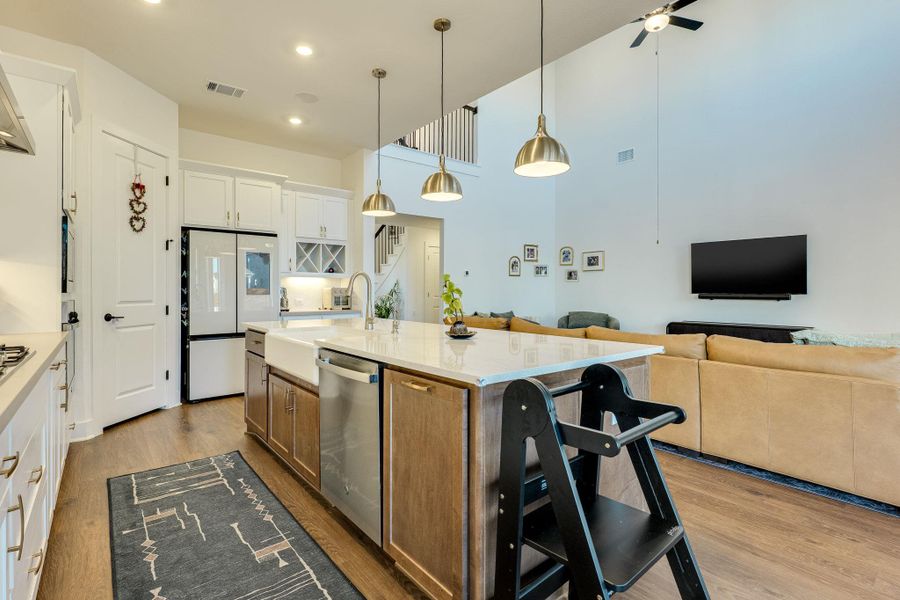 Furnished interior view inside a new home in , Leander (Image 18).