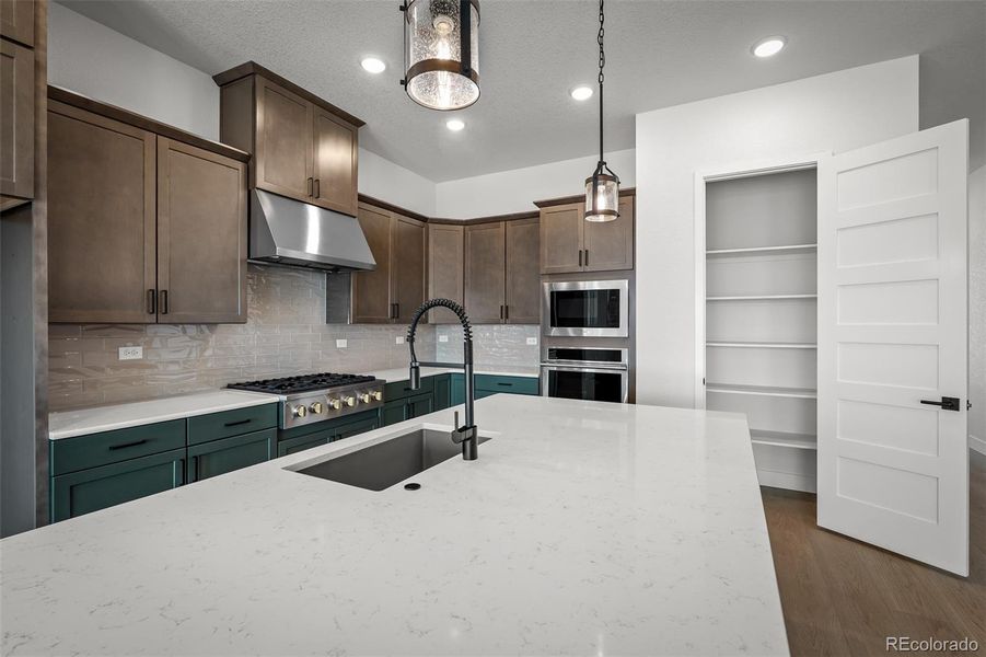 Furnished interior view inside a new home in Cloverleaf – Mountainview Collection, Monument (Image 17).