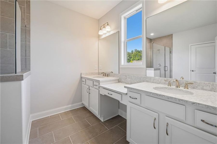 Furnished interior view inside a new home in , Hiram (Image 15).