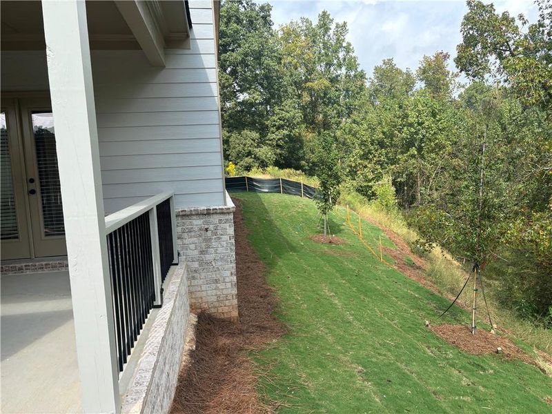 Exterior details and patio area of a home in , Buford (Image 3).