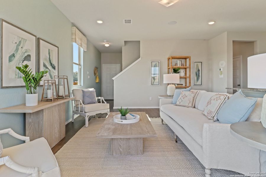 Furnished interior view inside a new home in Blue Ridge Ranch, San Antonio (Image 10).