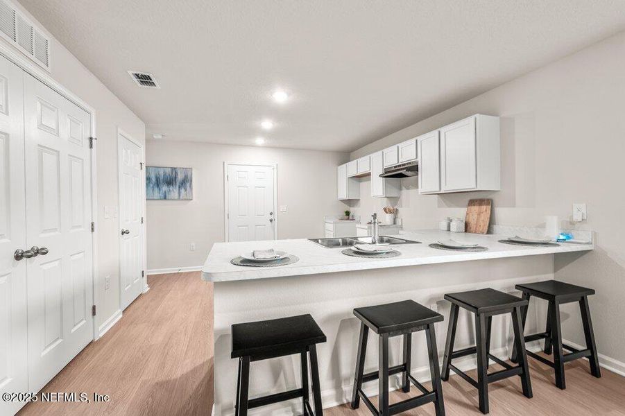 Furnished interior view inside a new home in , Jacksonville (Image 17).