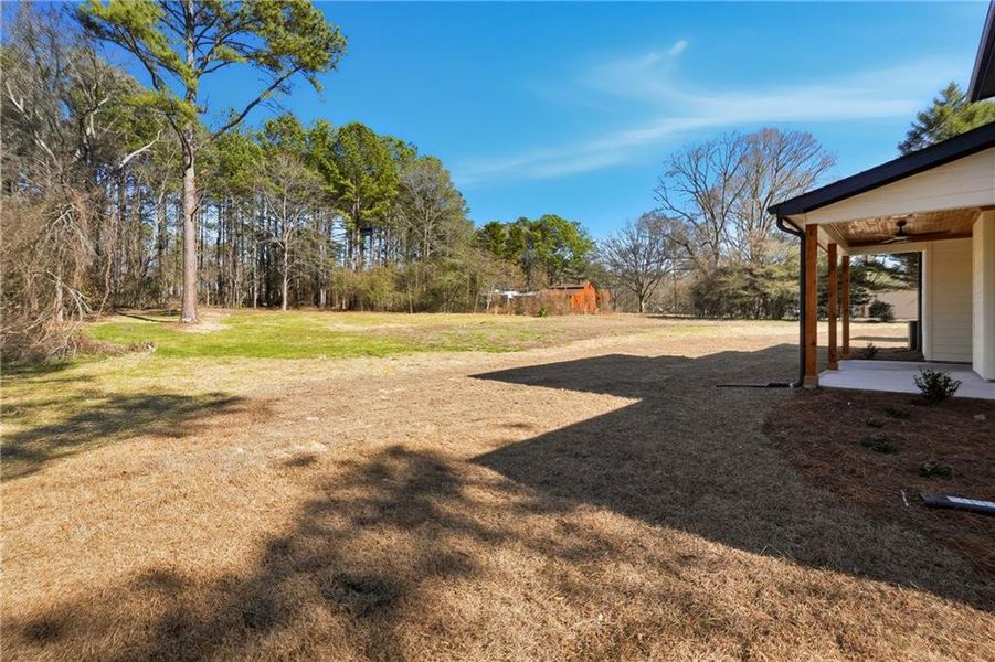 Exterior details and patio area of a home in , Hampton (Image 4). Exterior details and patio area of a home in , Hampton (Image 4).