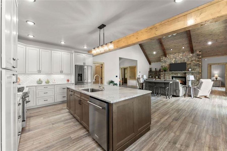 Furnished interior view inside a new home in , Cleveland (Image 47).