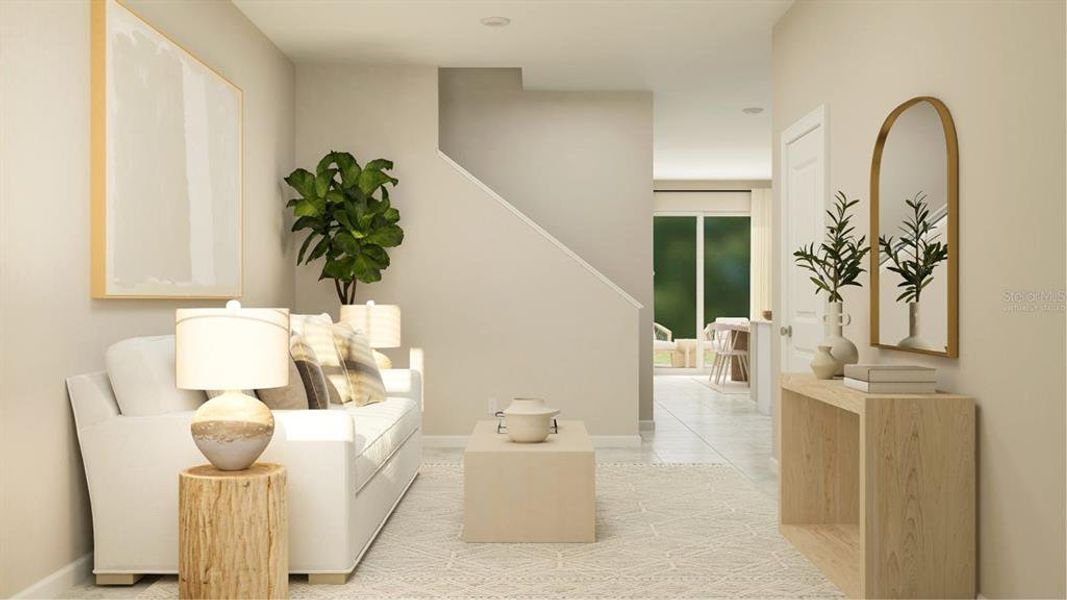 Furnished interior view inside a new home in , Kissimmee (Image 10).