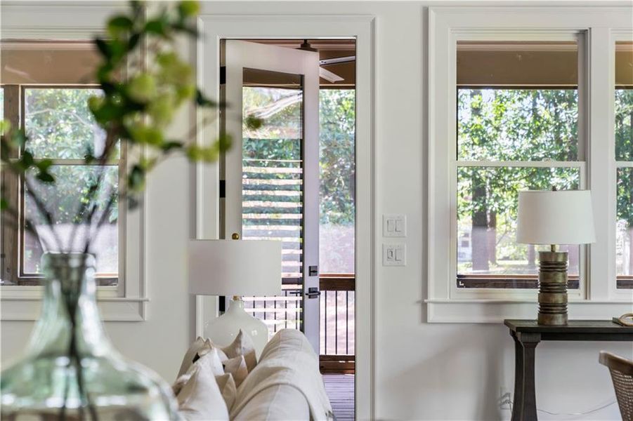 Furnished interior view inside a new home in , Marietta (Image 40).
