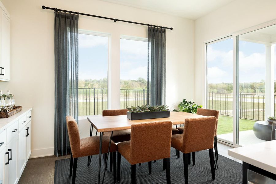 Furnished interior view inside a new home in Novel, Austin (Image 8).