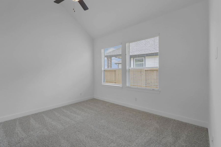 Representative unfurnished interior of a home built from the Mickelson by Chesmar Homes in Riceland Alley Loads, Mont Belvieu (Image 79).