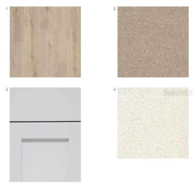 Sample of building materials used in homes in Waterstone, Groveland (Image 5).