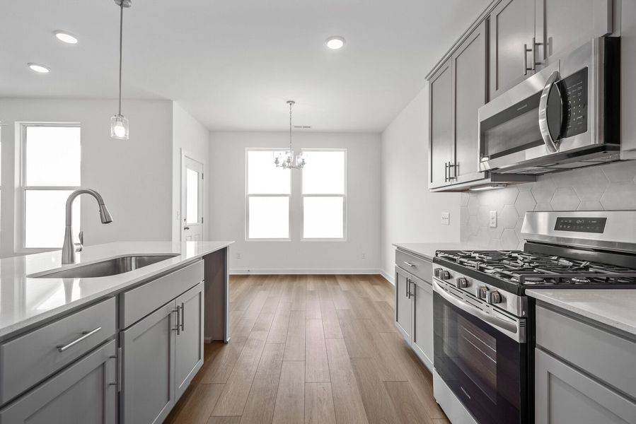 Representative furnished interior of a home built from the The Asheville C by Davidson Homes LLC in Calista Farms, White House (Image 11).